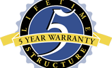 5 Year Warranty