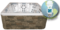 Artesian Spas Rock Cabinets